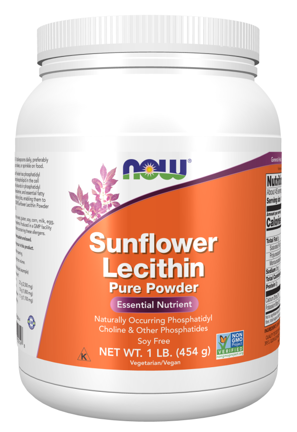 Now Foods Lecytyna z Nasion Słonecznika Pure Powder 454g