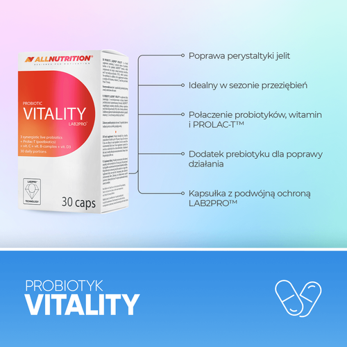Allnutrition Probiotic Vitality 30 Kapsułek
