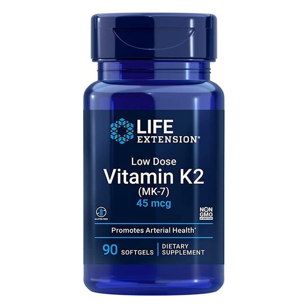 Life Extension Witamina K2 MK-7 45mcg Suplement na Serce 90 Kapsułek