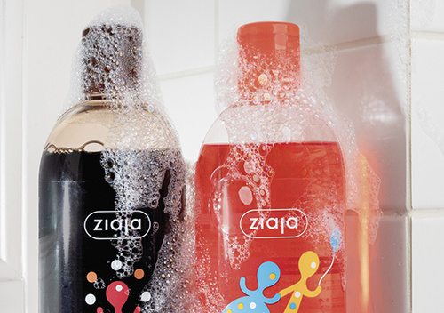 Ziaja Maziajki Bath Gel for Children over 3 Years of Age Bubble Gum 500ml