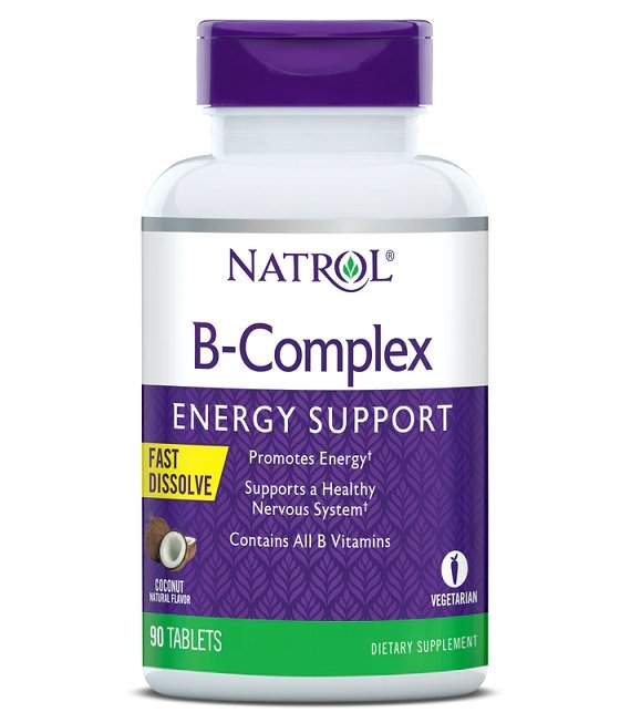 B-Complex Fast Dissolve, Coconut - 90 tabs