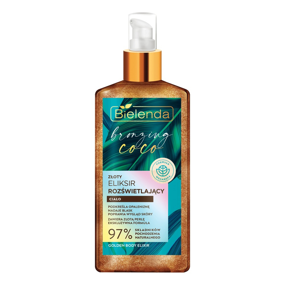 Bielenda Bronzing Coco Rozświetlający Złoty Eliksir do Ciała 150ml