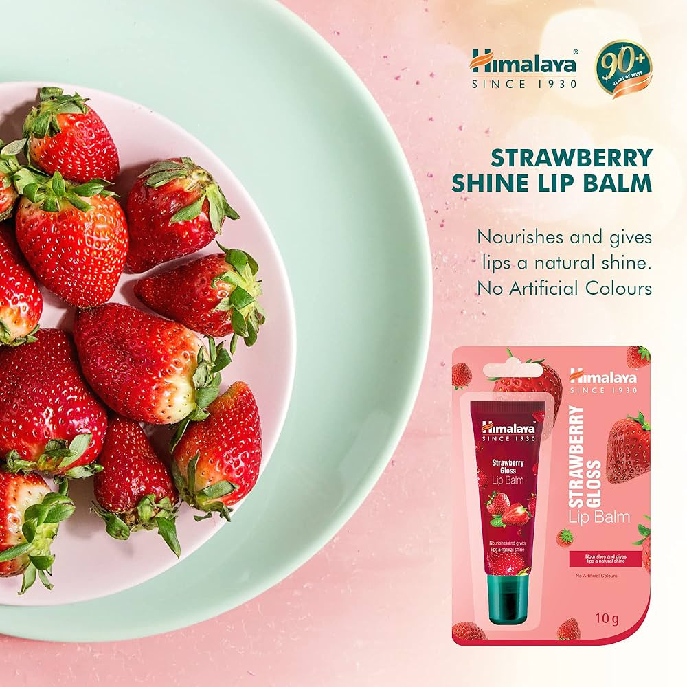 Himalaya Strawberry Gloss Lip Balm 10g