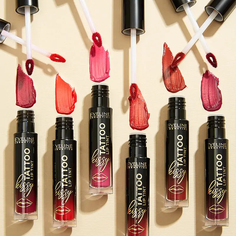 Eveline Kissy Tattoo Longlasting Liquid Lip Tint No 03 Dirty Berry 4,5 ml