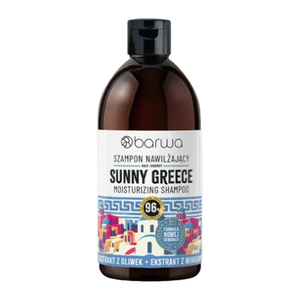 Barwa Hair Journey Sunny Greece Moisturizing Shampoo for Dry and Brittle Hair 380ml