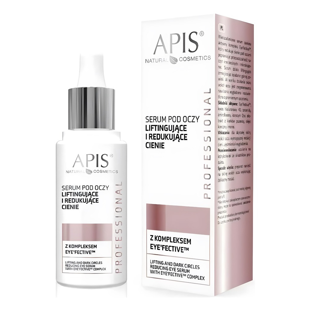 Apis Professional Serum pod Oczy Liftingujące i Redukujące Cienie z Kompleksem Eye’Fective™ Complex 30ml