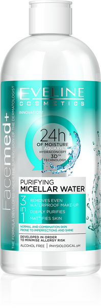 Eveline Facemed+ Cleansing Micellar Liquid 3in1 400ml