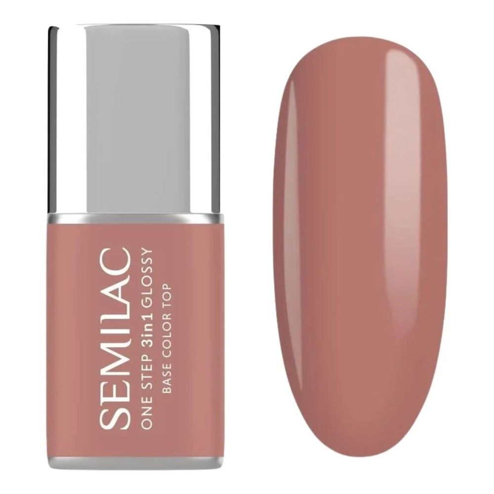 Semilac One Step 3in1 Lakier Hybrydowy S235 Peach Beige 7ml