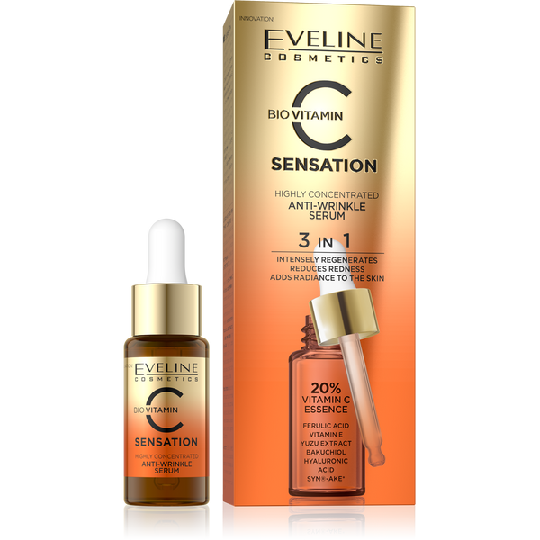 Eveline C Sensation Strongly Rejuvenating Anti-wrinkle Serum with Very High Vitamin C Concentration 18ml