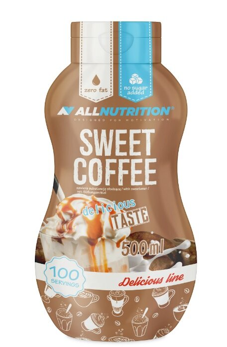 Allnutrition Sweet Sauce Dessert Sweet Coffee 500ml