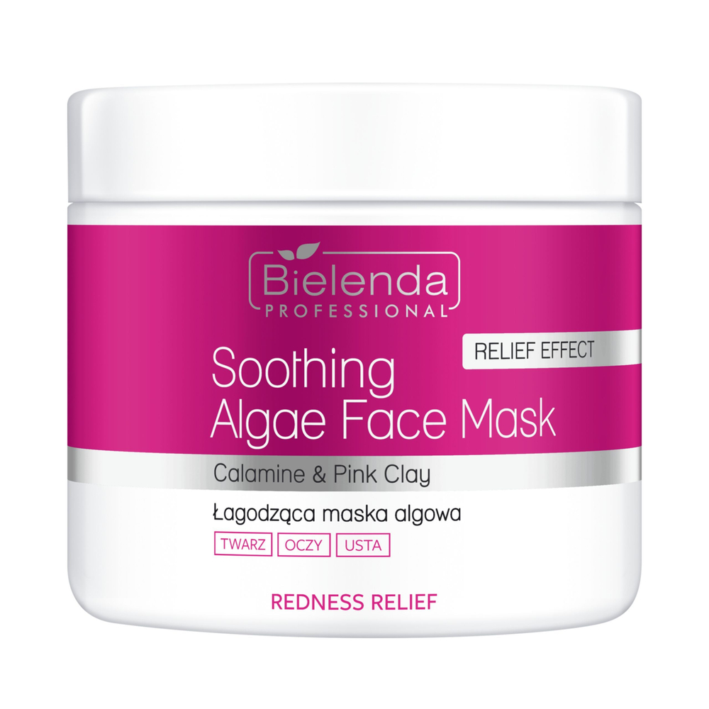 Bielenda Professional Redness Relief Soothing Algae Mask for Sensitive and Capillary Skin 160g