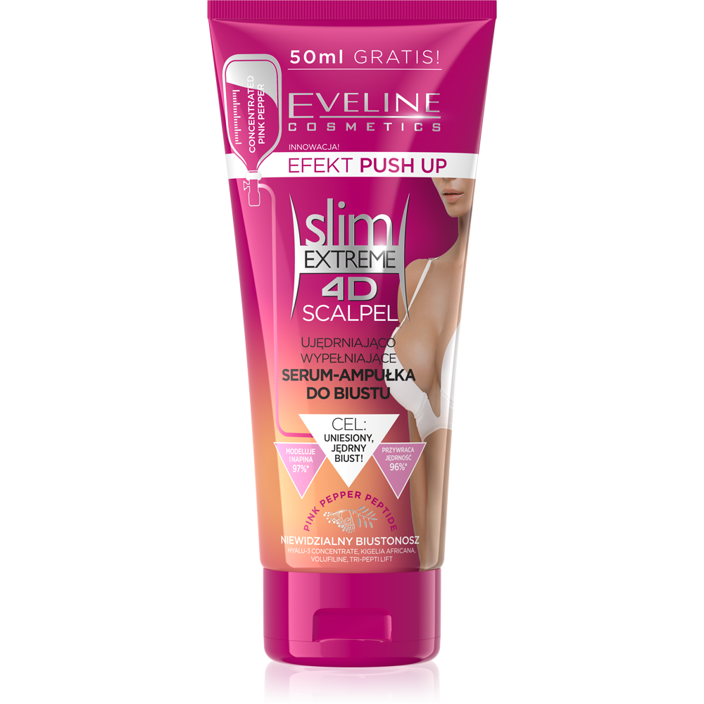 Eveline Slim Extreme 4D Serum do Biustu Powiększające Intensywne Duo Serum 200ml