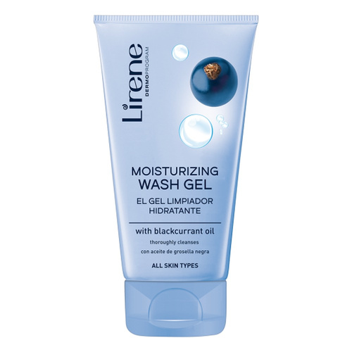 Lirene Moisturizing Face Wash Gel with Blackcurrant Oil 150ml