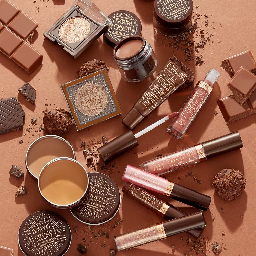 Eveline Choco Glamour Wodoodporne Cienie w Płynie Nr 04 6,5ml