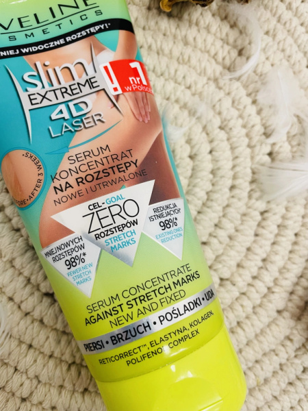 Eveline Slim EXtreme 4D Laser Serum Koncentrat na Rozstępy Nowe i Utrwalone 150ml