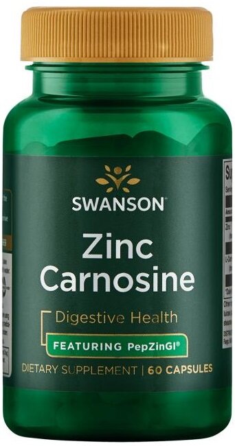 Swanson Zinc Carnosine 60 Capsules