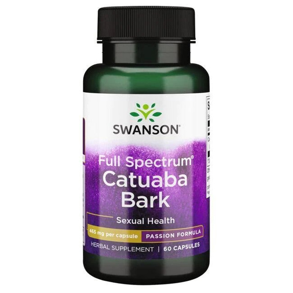 Swanson Full Spectrum Catuaba Bark 465mg 60 Capsules