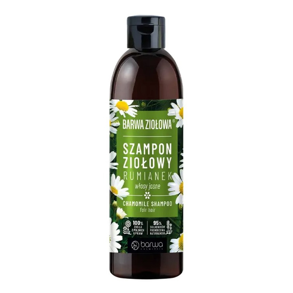 Barwa Ziołowa Wzmacniający Szampon Rumianek dla Włosów Jasnych 250ml