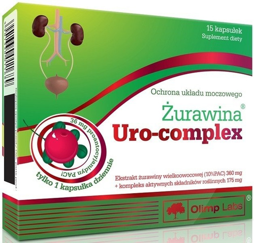 Olimp Cranberry Uro-Complex Dietary Supplement 15caps.