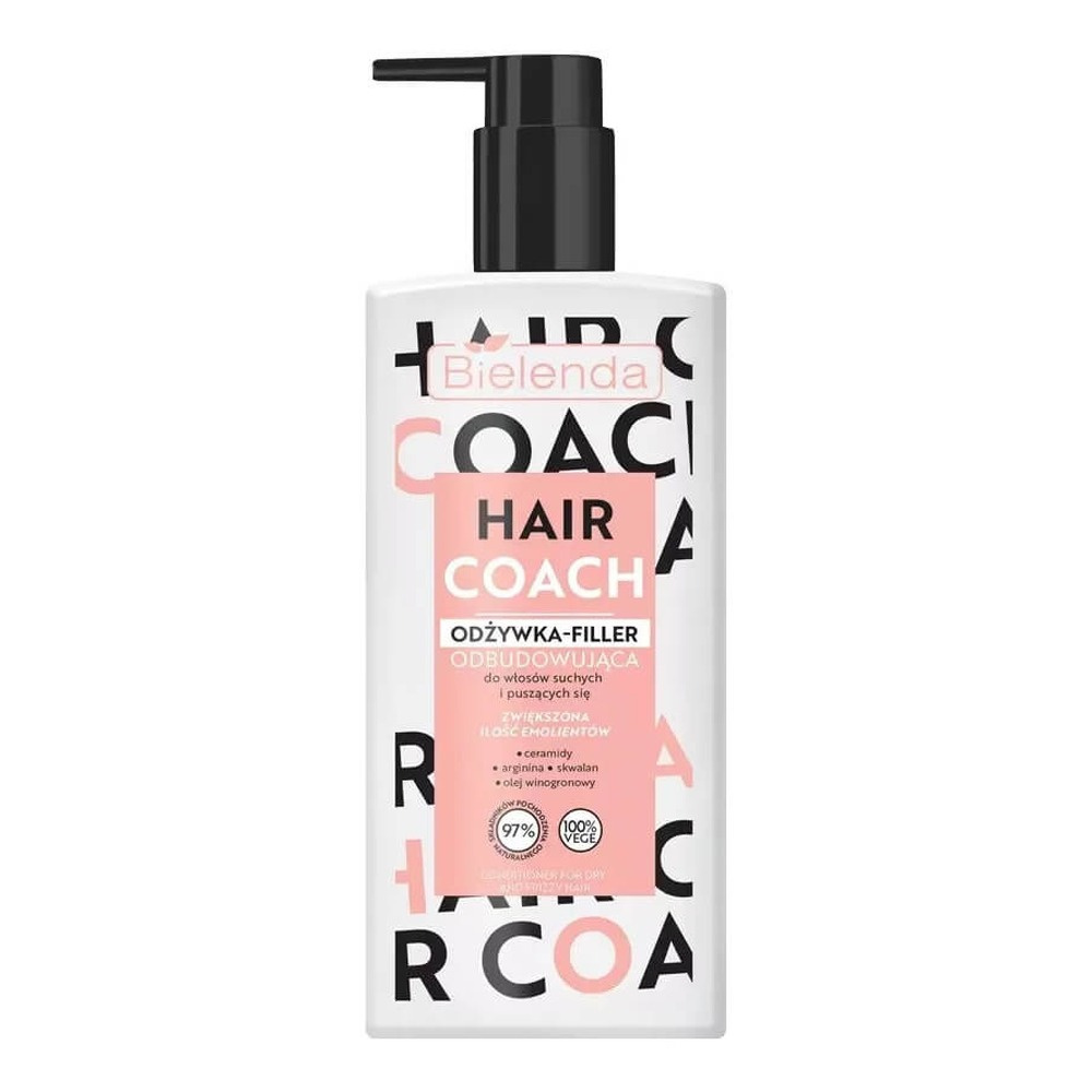 Bielenda Hair Coach Odbudowująca Odżywka-Filler do Włosów Suchych i Puszących się 280ml