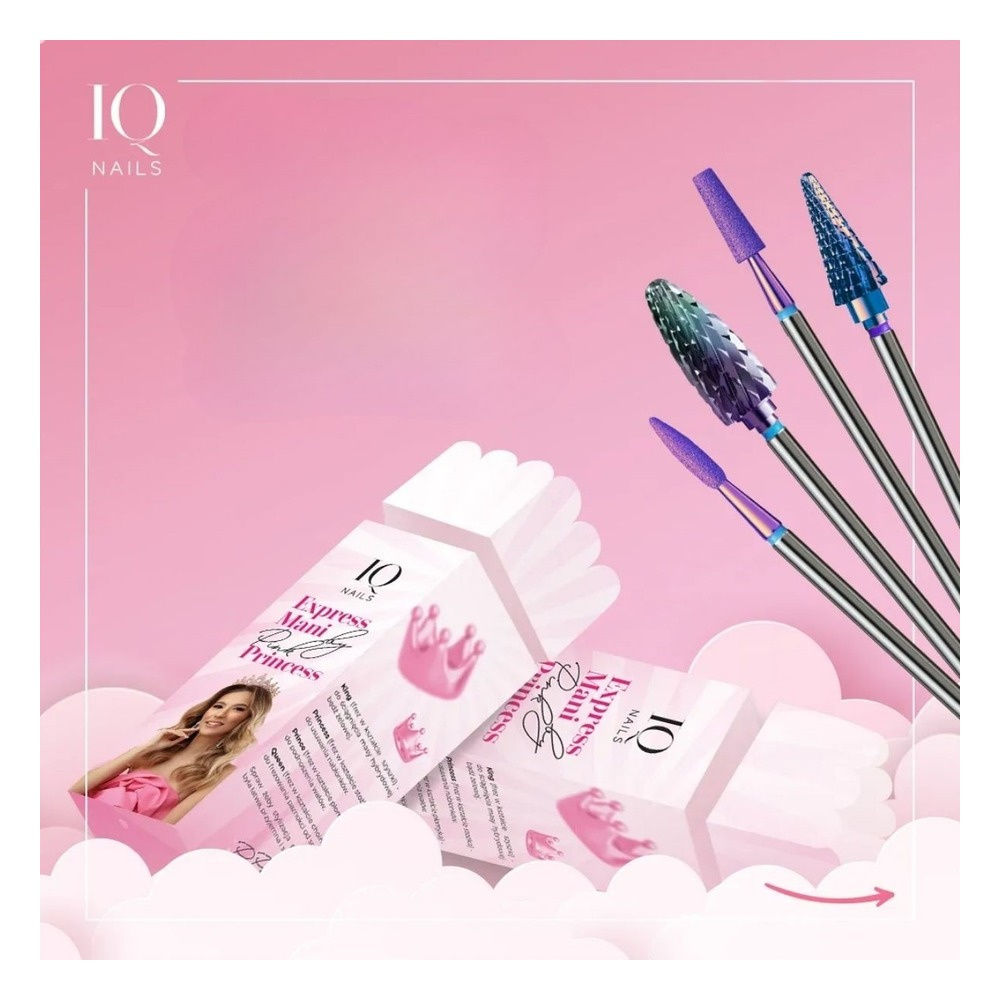 IQ Nails Manicure Set Express Mani by Pink Princess 5pcs