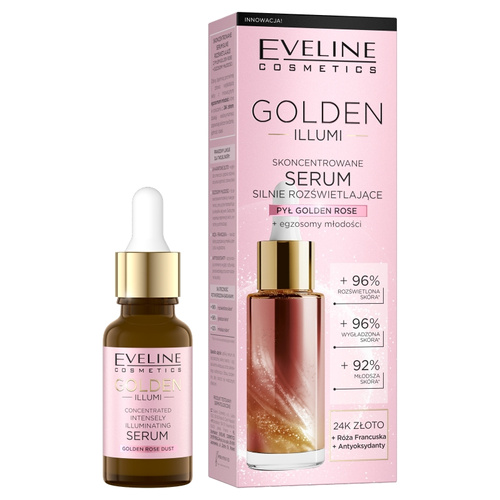 Eveline Golden Illumi Skoncentrowane Serum Silnie Rozświetlające 18ml