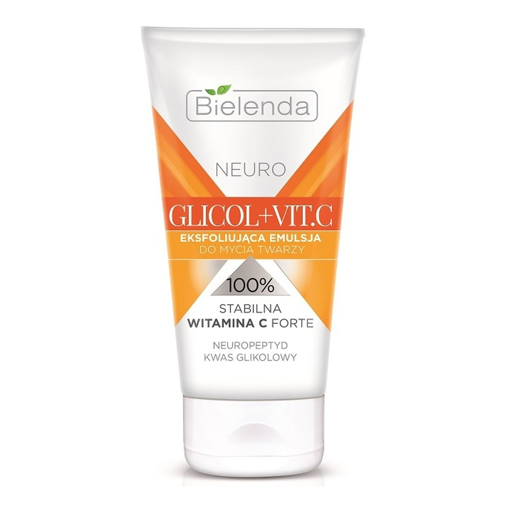 Bielenda Neuro Glycol + Vit. C Eksfoliująca Emulsja do Mycia Twarzy 150ml
