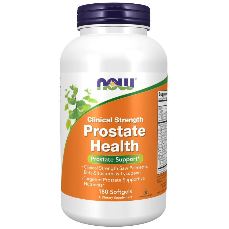 Now Foods Prostate Health Clinical Strength Wspiera Zdrowie Gruczołu Krokowego 180 Kapsułek