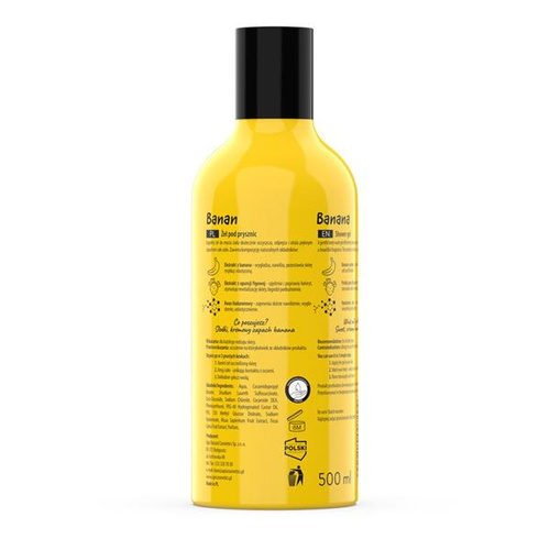 Apis Fruit Shot Żel pod Prysznic z Ekstraktem z Banana dla każdego Rodzaju Skóry 500ml