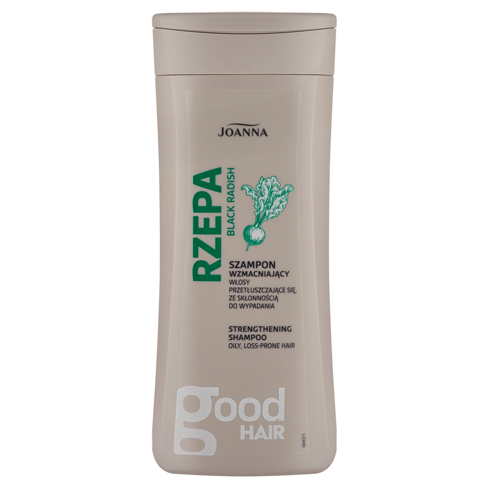 Joanna Black Radish Shampoo Strengthening Greasy and Falling Out Hair 400ml