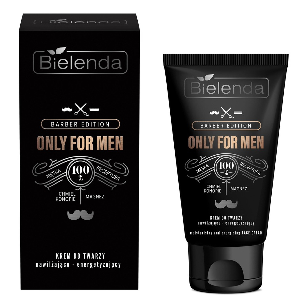 Bielenda Only for Men Barber Edition Krem Nawilżająco-Energetyzujący 50ml