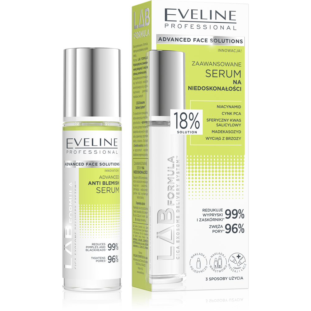 Eveline Lab Formula Advanced Zaawansowane Serum na Niedoskonałości 30ml