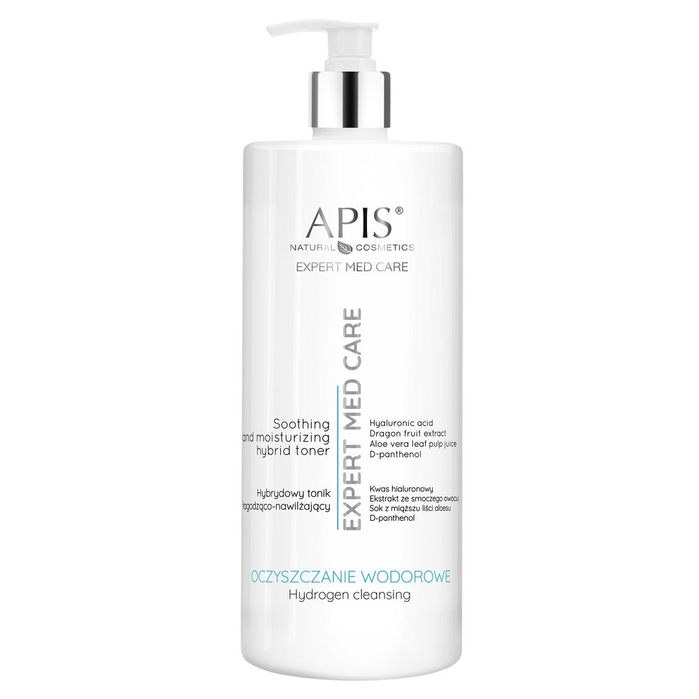 Apis Expert Med Care Łagodząco-Nawilżający Tonik Hybrydowy 1000ml