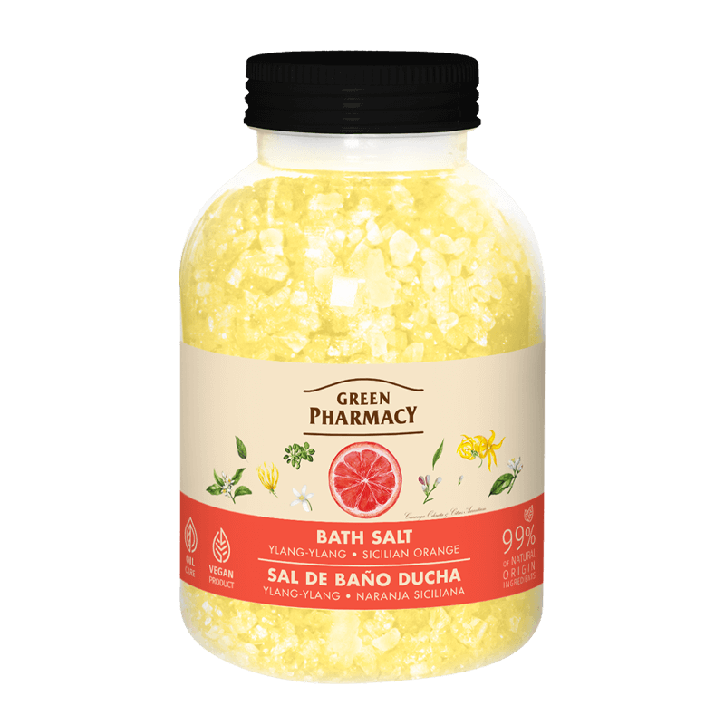 Green Pharmacy Bath Salt Ylang-Ylang and Sicilian Orange 1000g