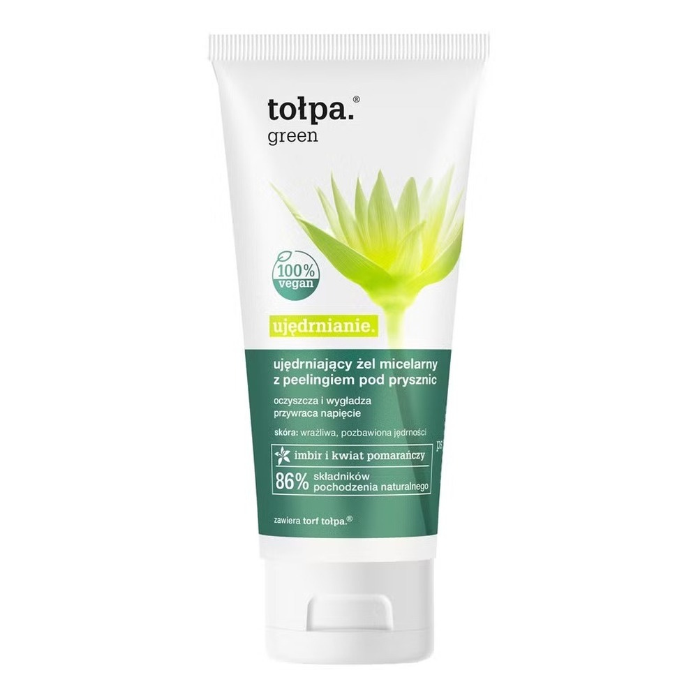 Tolpa Green Ujędrniający Micelarny Żel pod Prysznic z Peelingiem 200ml