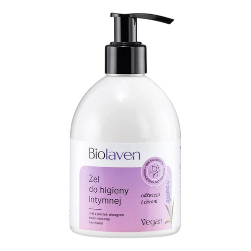 Biolaven Delikatny Żel do Higieny Intymnej z Olejem z Pestek Winogron i Lawendy 300ml