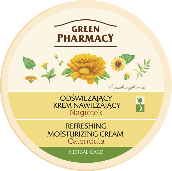 Green Pharmacy Refreshing Moisturizing Cream Calendula 150ml