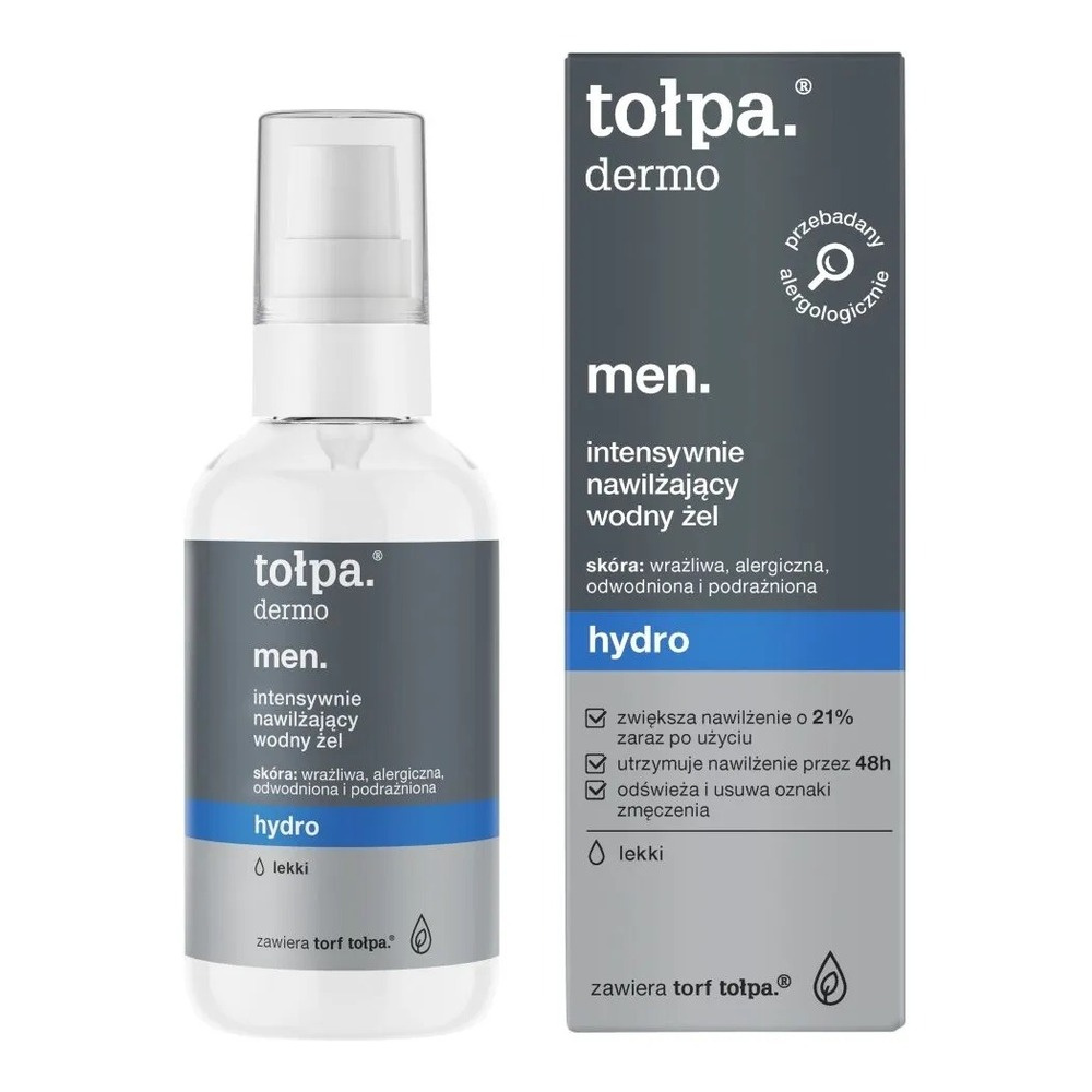 Tolpa Dermo Men Hydro Nawilżający żel do twarzy skóra wrażliwa 75ml