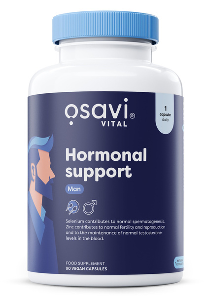 Osavi Hormonal Support Man 90 wegańskich kapsułek na równowagę hormonalną mężczyzn