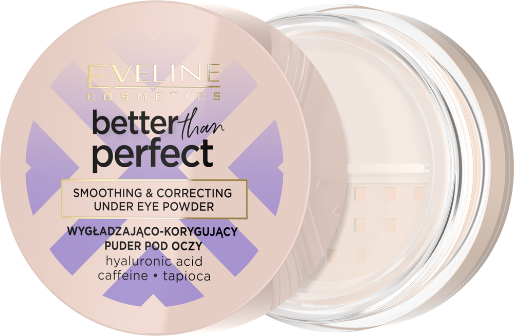 Eveline Better Than Perfect Wygładzająco-Korygujący Puder pod Oczy 4g 
