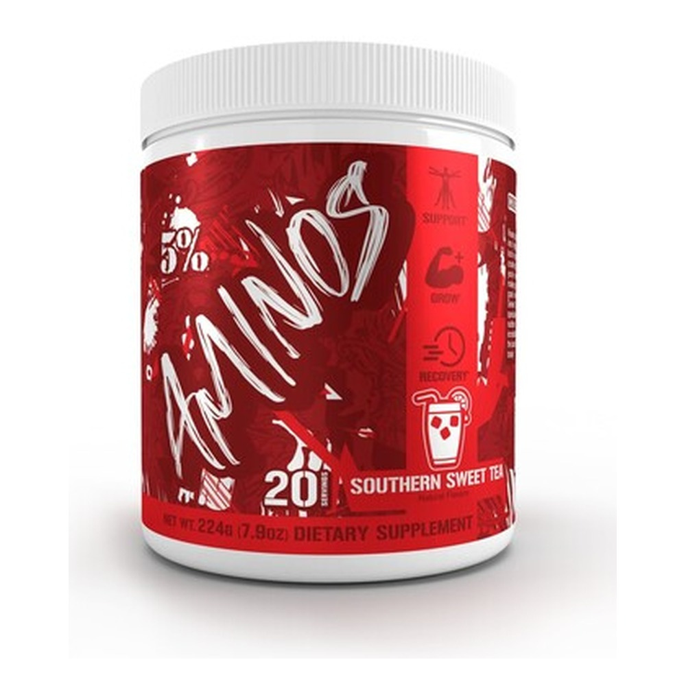 5% Nutrition Aminos Code Red, Southern Sweet Tea 224g