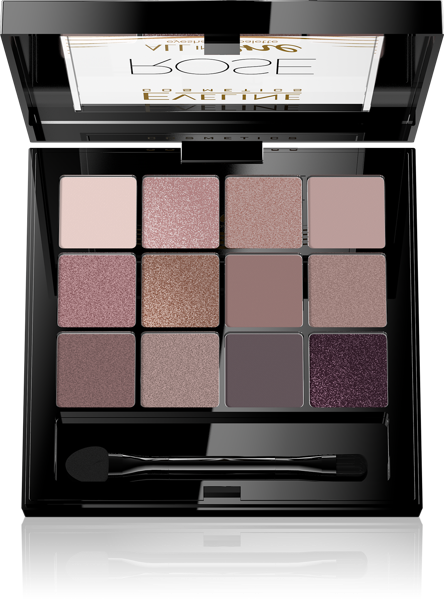 Eveline  All In One Paleta 12 Cieni do Powiek Różowe 12g