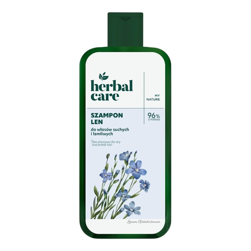 Herbal Care Odbudowujący Szampon do Włosów Suchych i Łamliwych Len 330ml
