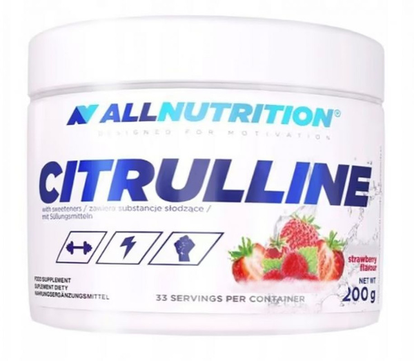 Allnutrition Citrulline Supports Active Training Strawberry 200g