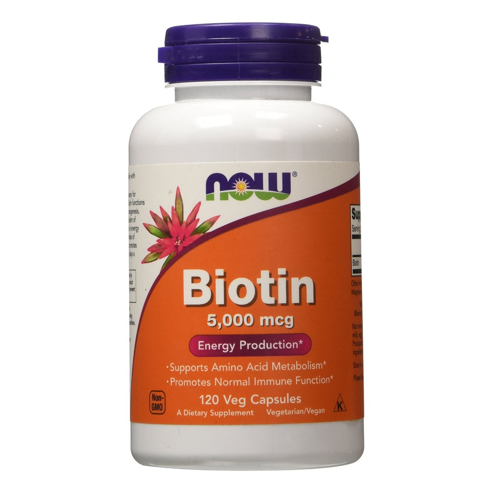 Biotin, 5000mcg - 120 vcaps