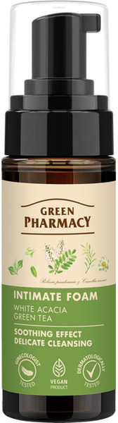 Green Рharmacy Intimate Hygiene Foam White Acacia and Green Tea 150ml