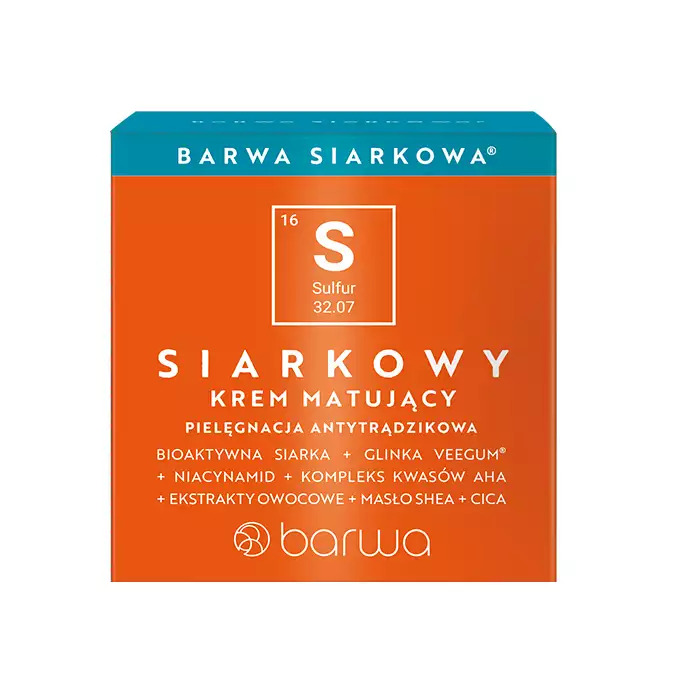 Barwa Siarkowa Anti-Acne Siarkowy Krem Matujący 50ml