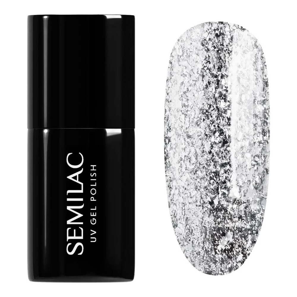 Semilac Carnival Lakier Hybrydowy 292 Silver Shimmer 7ml