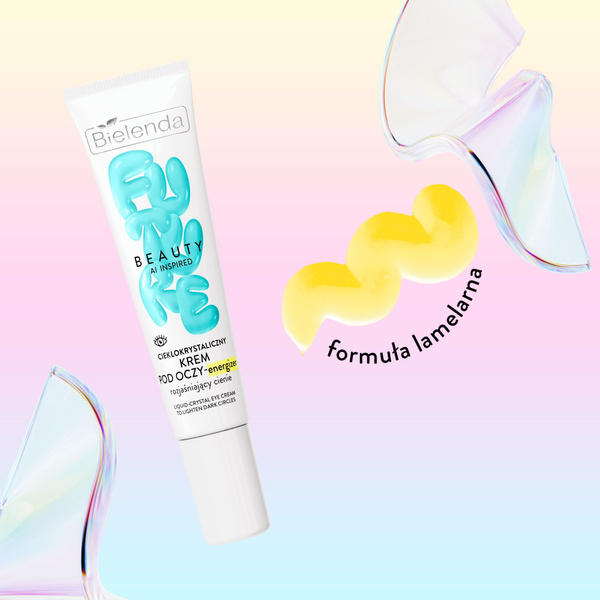 Bielenda Future Beauty Ciekłokrystaliczny Krem - Energizer pod Oczy Rozjaśniający Cienie na Dzień i na Noc 15ml