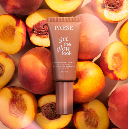 Paese Get The Glow Look Wielozadaniowy Podkład Rozświetlający Nr 2N Sand Beige SPF20 30ml